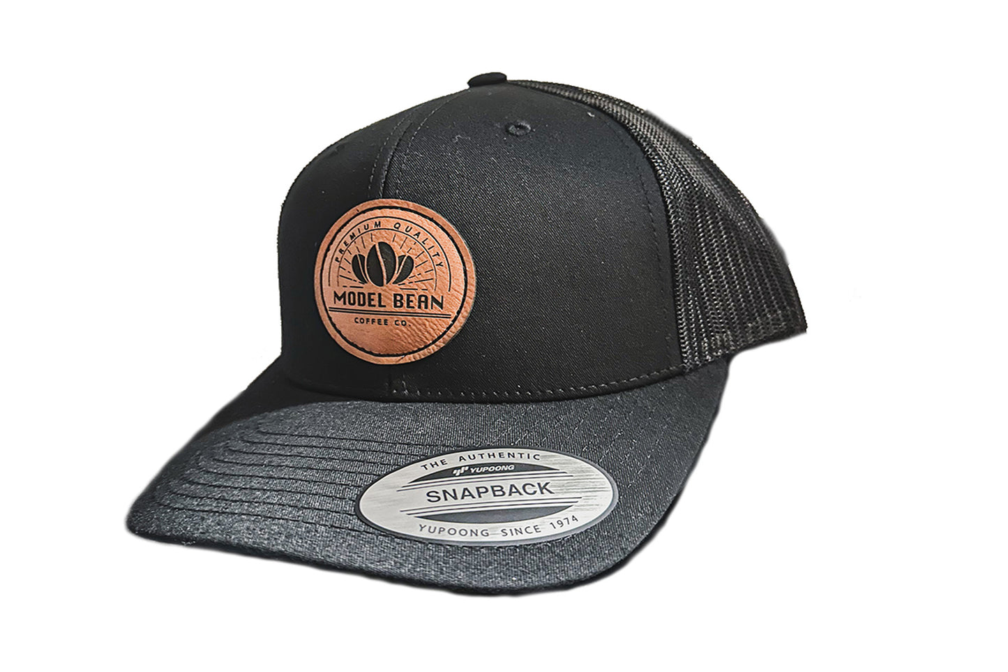 Model Bean Coffee Snapback Hat